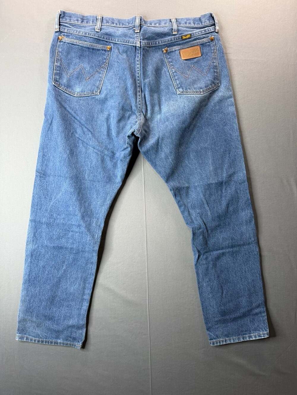 Wrangler 13MWZ Cowboy Cut Western Denim Jeans Blue Medium Wash Mens 40x30